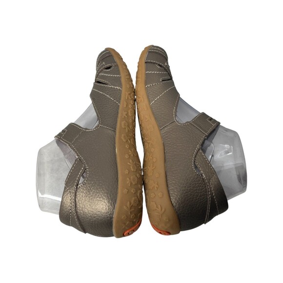 Spring Step Flats Women's Size 9 M Gold Mary Janes Leather Casual Comfort - Picture 8 of 12